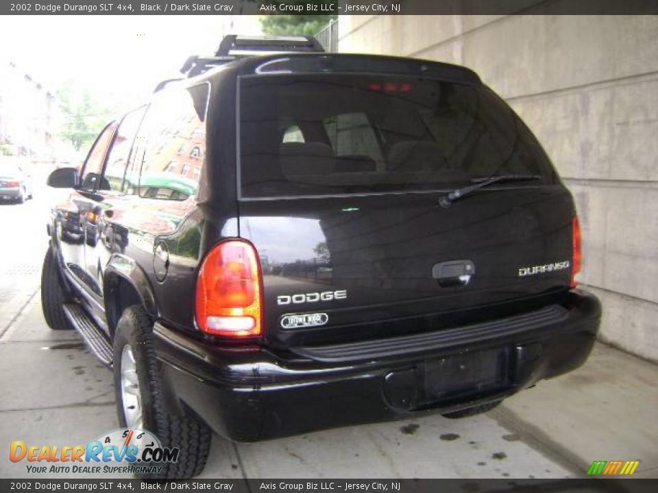 2002 Dodge Durango SLT 4x4 Black / Dark Slate Gray Photo #5
