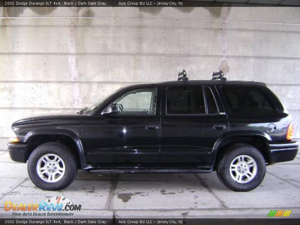 2002 Dodge Durango SLT 4x4 Black / Dark Slate Gray Photo #6