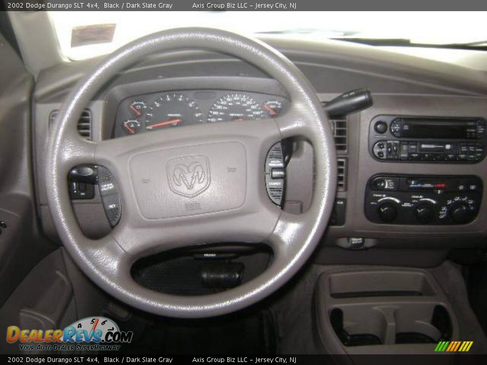 2002 Dodge Durango SLT 4x4 Black / Dark Slate Gray Photo #9