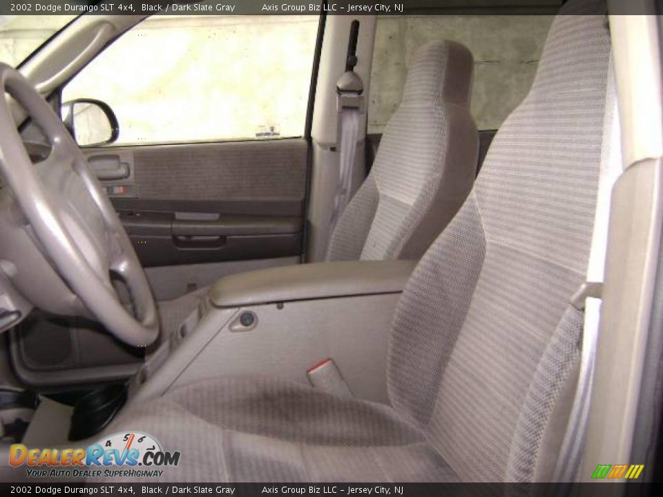 2002 Dodge Durango SLT 4x4 Black / Dark Slate Gray Photo #10
