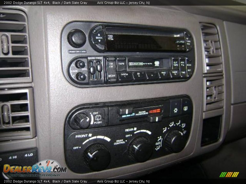 2002 Dodge Durango SLT 4x4 Black / Dark Slate Gray Photo #11