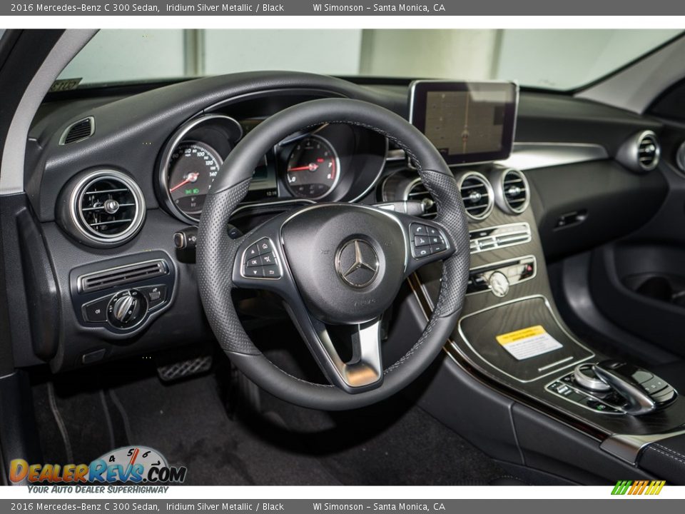 2016 Mercedes-Benz C 300 Sedan Iridium Silver Metallic / Black Photo #5