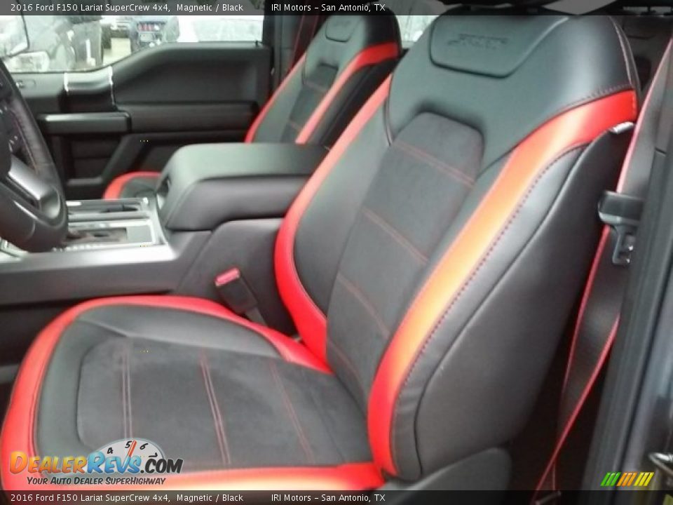 2016 Ford F150 Lariat SuperCrew 4x4 Magnetic / Black Photo #5