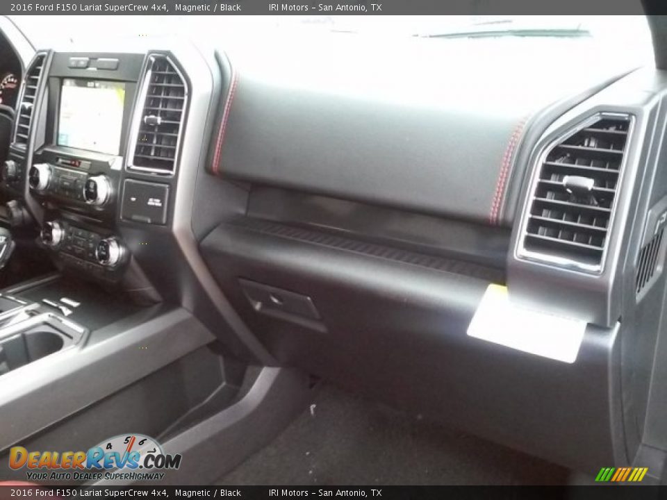 2016 Ford F150 Lariat SuperCrew 4x4 Magnetic / Black Photo #8