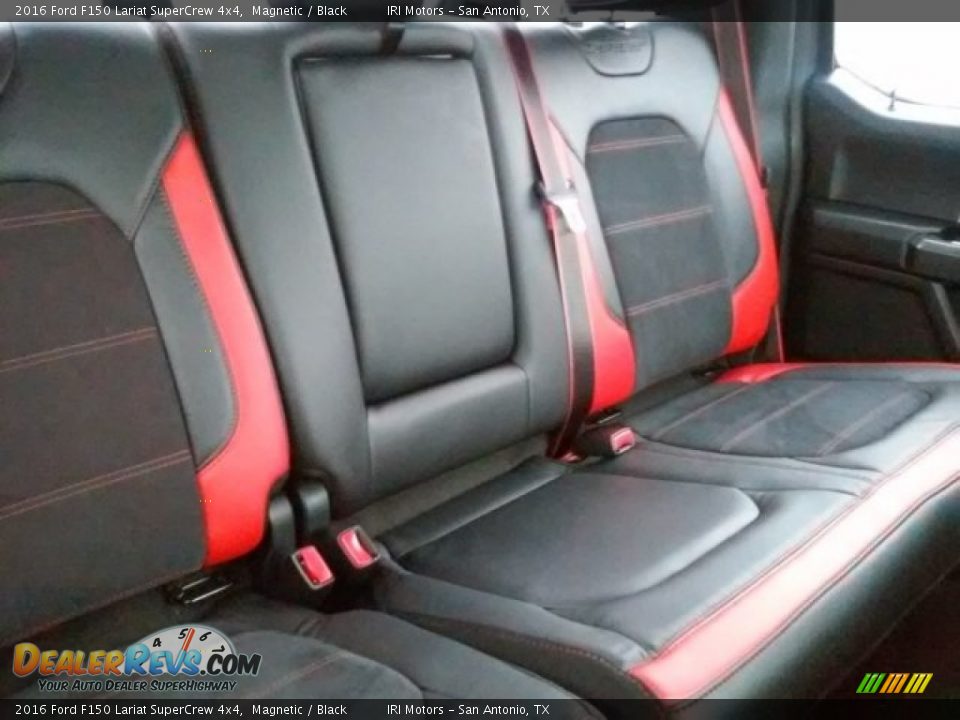 2016 Ford F150 Lariat SuperCrew 4x4 Magnetic / Black Photo #9