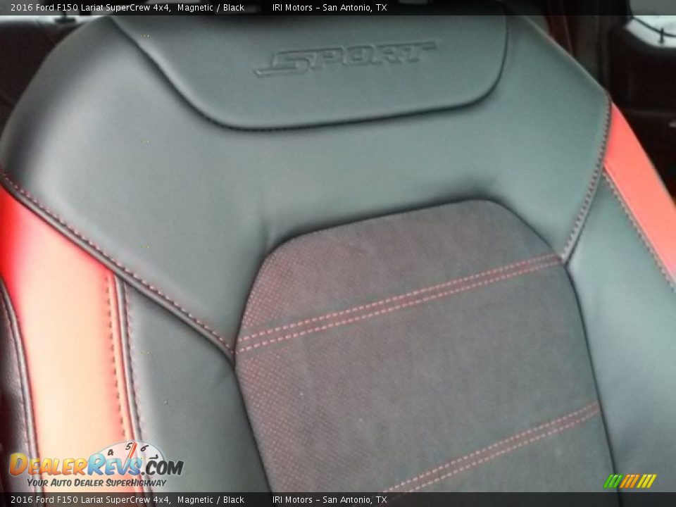 2016 Ford F150 Lariat SuperCrew 4x4 Magnetic / Black Photo #10