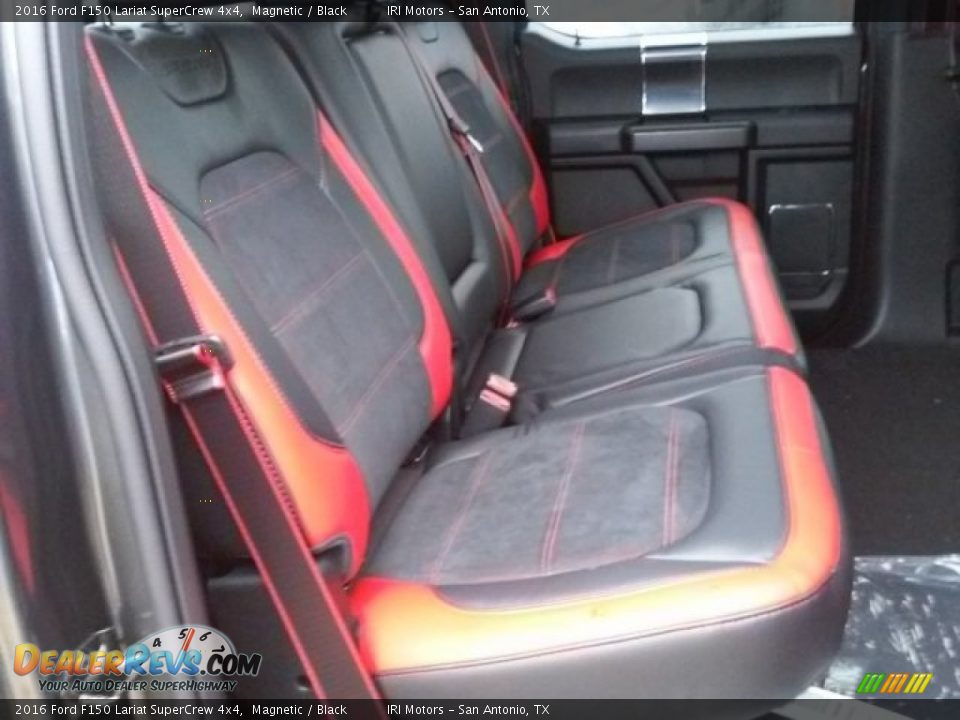 2016 Ford F150 Lariat SuperCrew 4x4 Magnetic / Black Photo #15