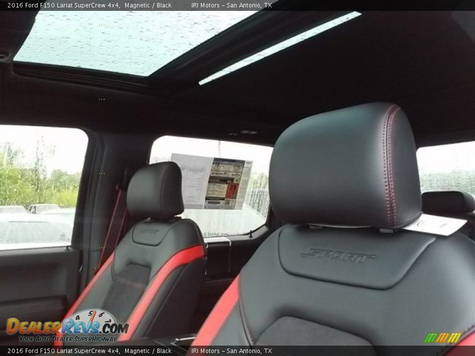 2016 Ford F150 Lariat SuperCrew 4x4 Magnetic / Black Photo #20
