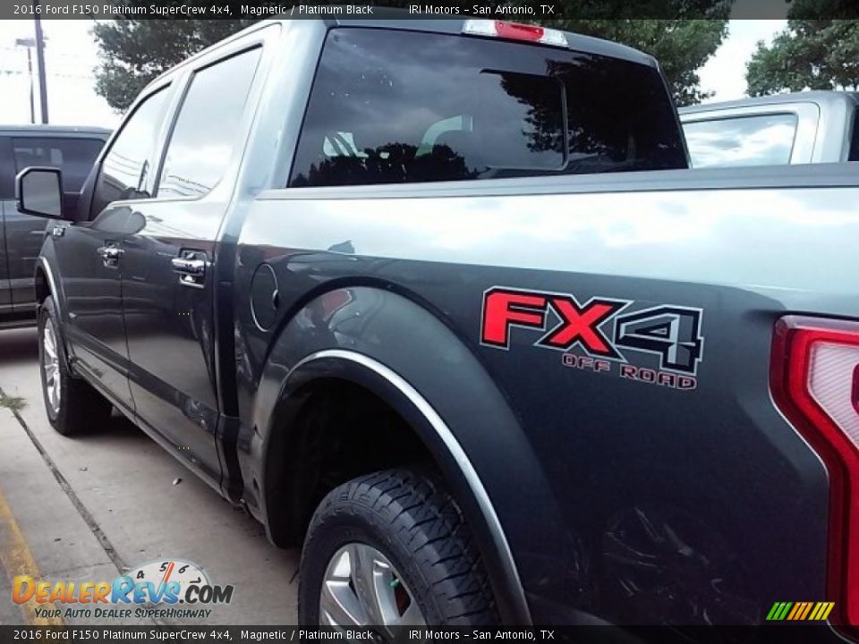2016 Ford F150 Platinum SuperCrew 4x4 Magnetic / Platinum Black Photo #4