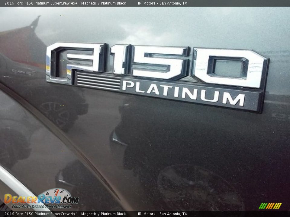 2016 Ford F150 Platinum SuperCrew 4x4 Magnetic / Platinum Black Photo #8