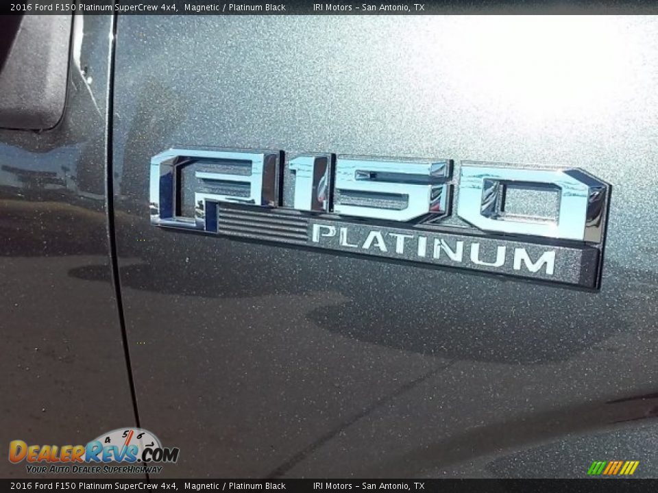 2016 Ford F150 Platinum SuperCrew 4x4 Magnetic / Platinum Black Photo #19