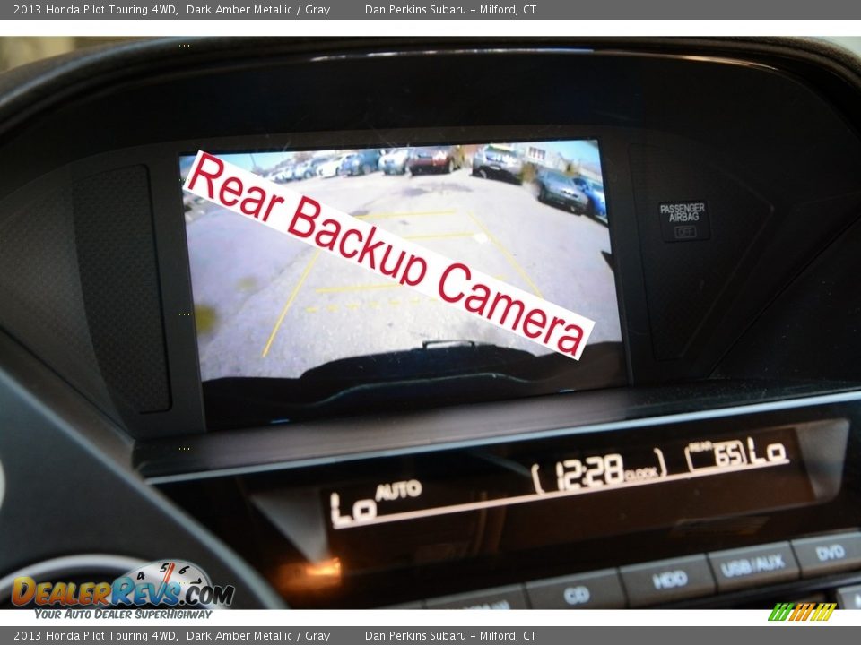 2013 Honda Pilot Touring 4WD Dark Amber Metallic / Gray Photo #10