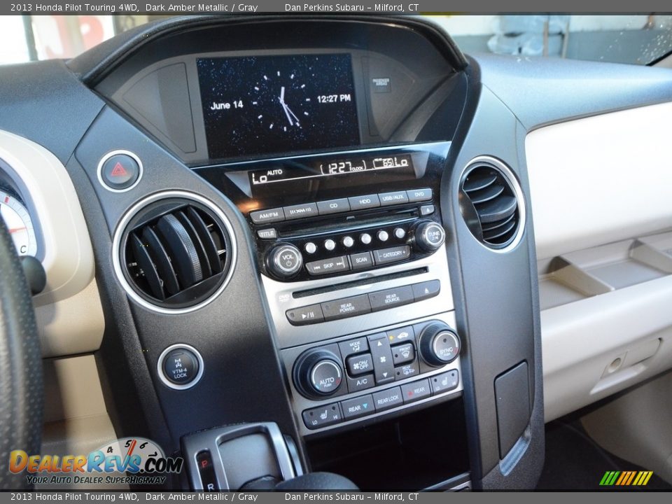 2013 Honda Pilot Touring 4WD Dark Amber Metallic / Gray Photo #13