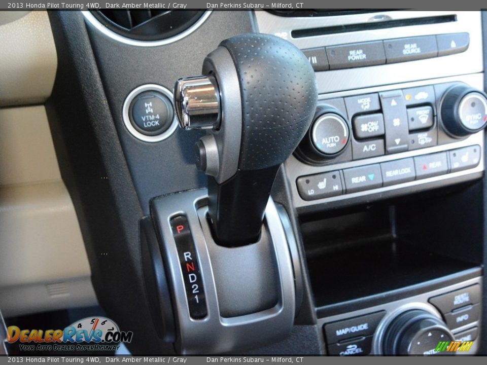 2013 Honda Pilot Touring 4WD Dark Amber Metallic / Gray Photo #14