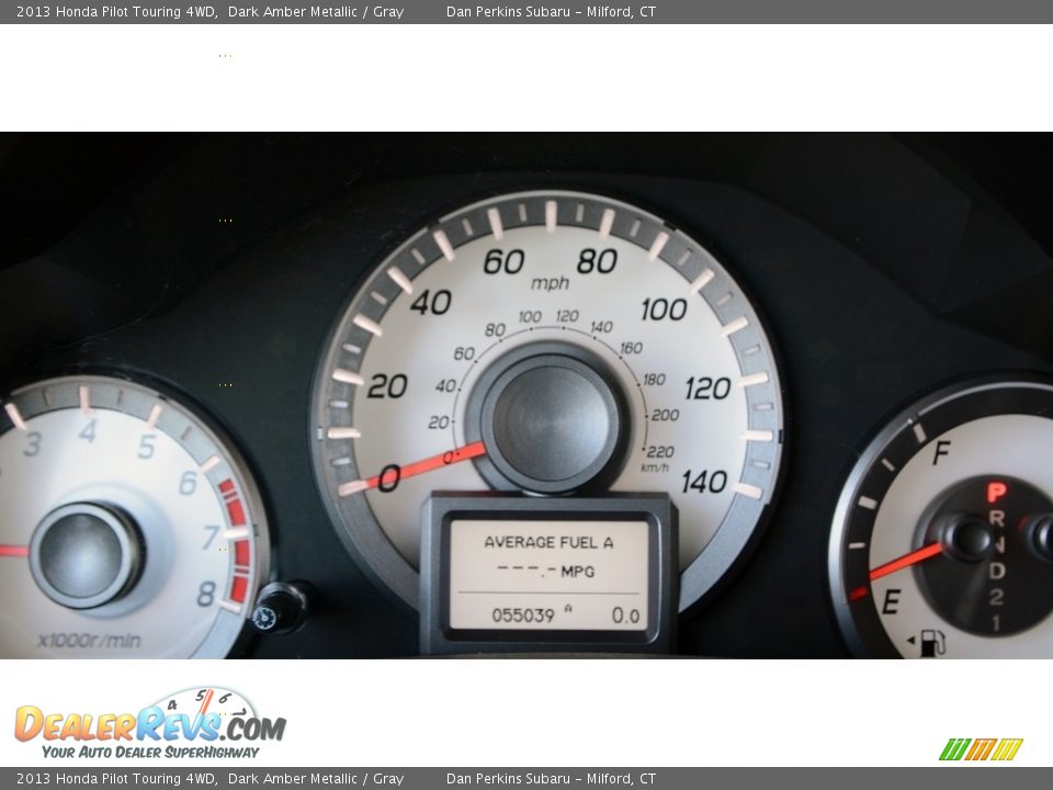 2013 Honda Pilot Touring 4WD Dark Amber Metallic / Gray Photo #15