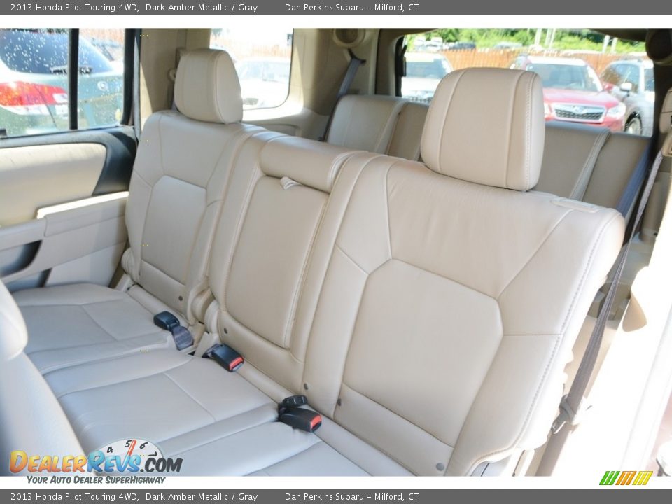 2013 Honda Pilot Touring 4WD Dark Amber Metallic / Gray Photo #18