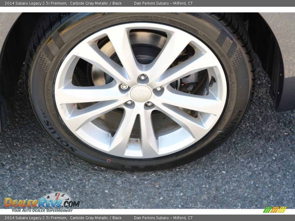 2014 Subaru Legacy 2.5i Premium Carbide Gray Metallic / Black Photo #21