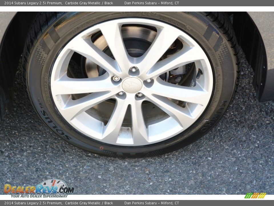 2014 Subaru Legacy 2.5i Premium Carbide Gray Metallic / Black Photo #22
