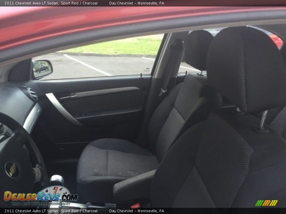 2011 Chevrolet Aveo LT Sedan Sport Red / Charcoal Photo #8