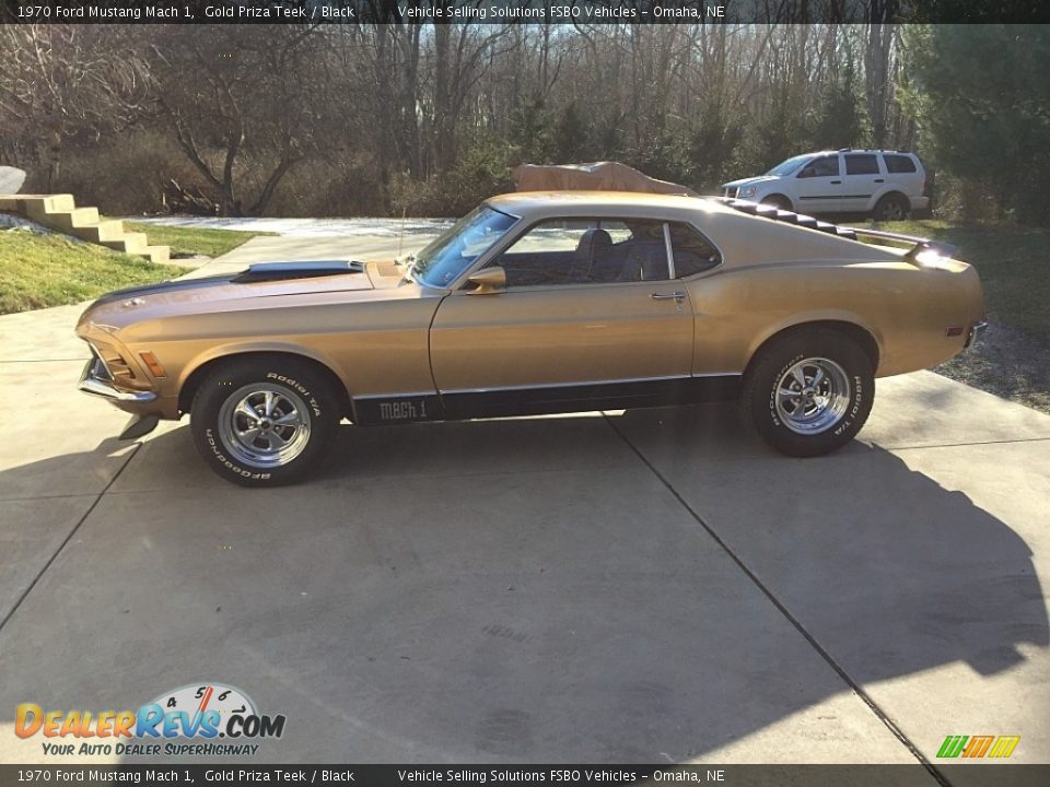 1970 Ford Mustang Mach 1 Gold Priza Teek / Black Photo #1