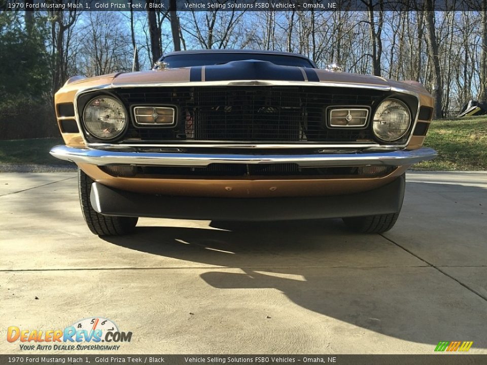 1970 Ford Mustang Mach 1 Gold Priza Teek / Black Photo #8