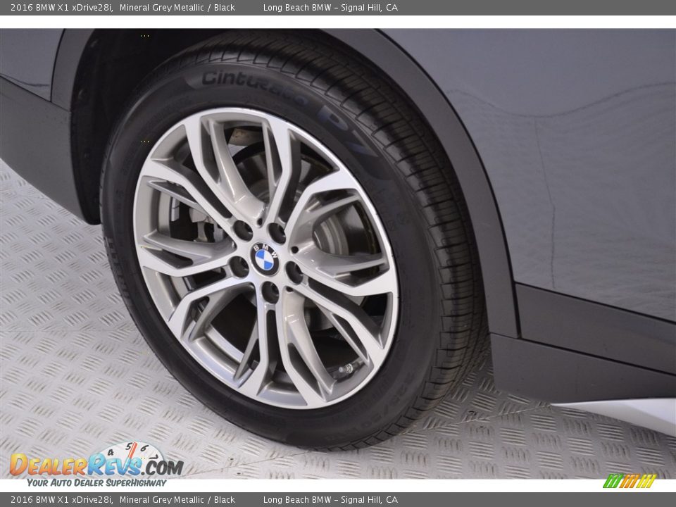 2016 BMW X1 xDrive28i Mineral Grey Metallic / Black Photo #10