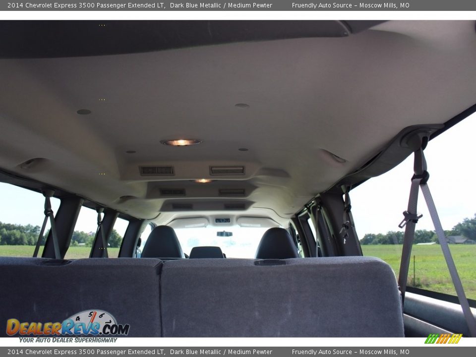 2014 Chevrolet Express 3500 Passenger Extended LT Dark Blue Metallic / Medium Pewter Photo #21