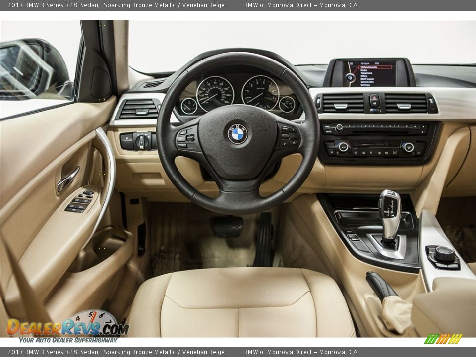 2013 BMW 3 Series 328i Sedan Sparkling Bronze Metallic / Venetian Beige Photo #4