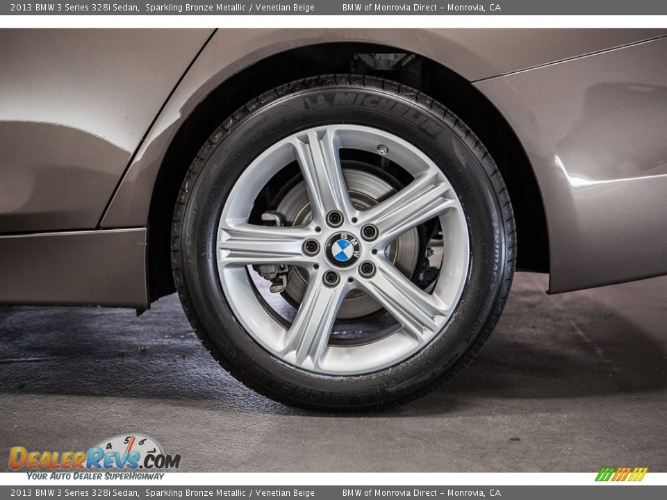 2013 BMW 3 Series 328i Sedan Sparkling Bronze Metallic / Venetian Beige Photo #8