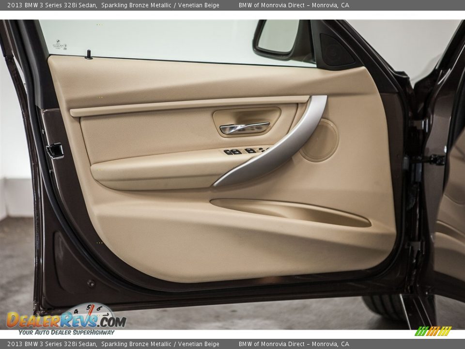 2013 BMW 3 Series 328i Sedan Sparkling Bronze Metallic / Venetian Beige Photo #22