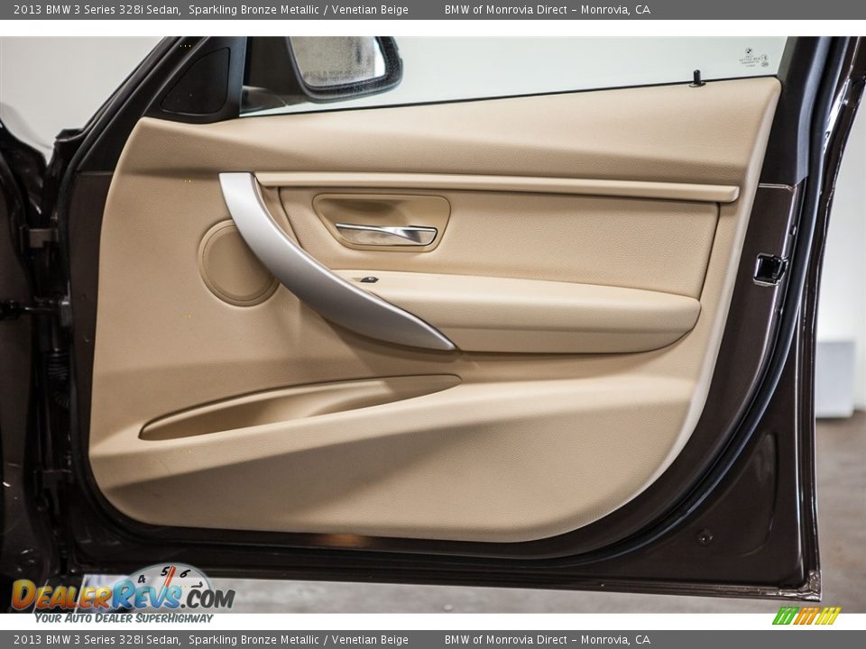 2013 BMW 3 Series 328i Sedan Sparkling Bronze Metallic / Venetian Beige Photo #25