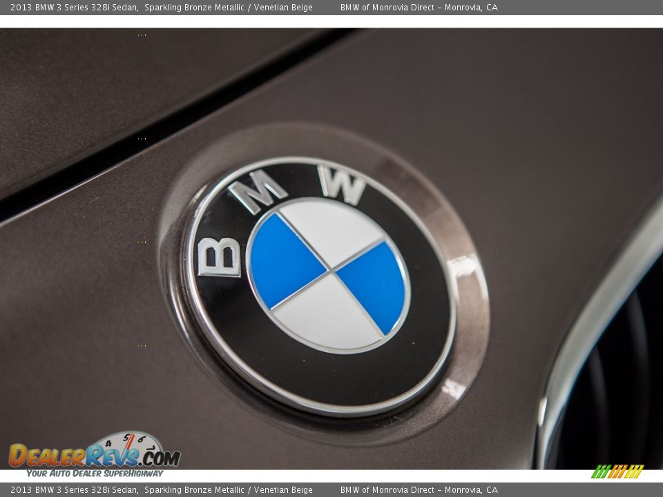 2013 BMW 3 Series 328i Sedan Sparkling Bronze Metallic / Venetian Beige Photo #28