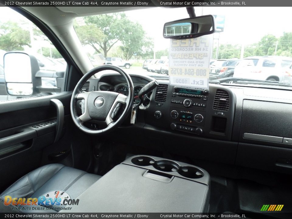 2012 Chevrolet Silverado 2500HD LT Crew Cab 4x4 Graystone Metallic / Ebony Photo #11