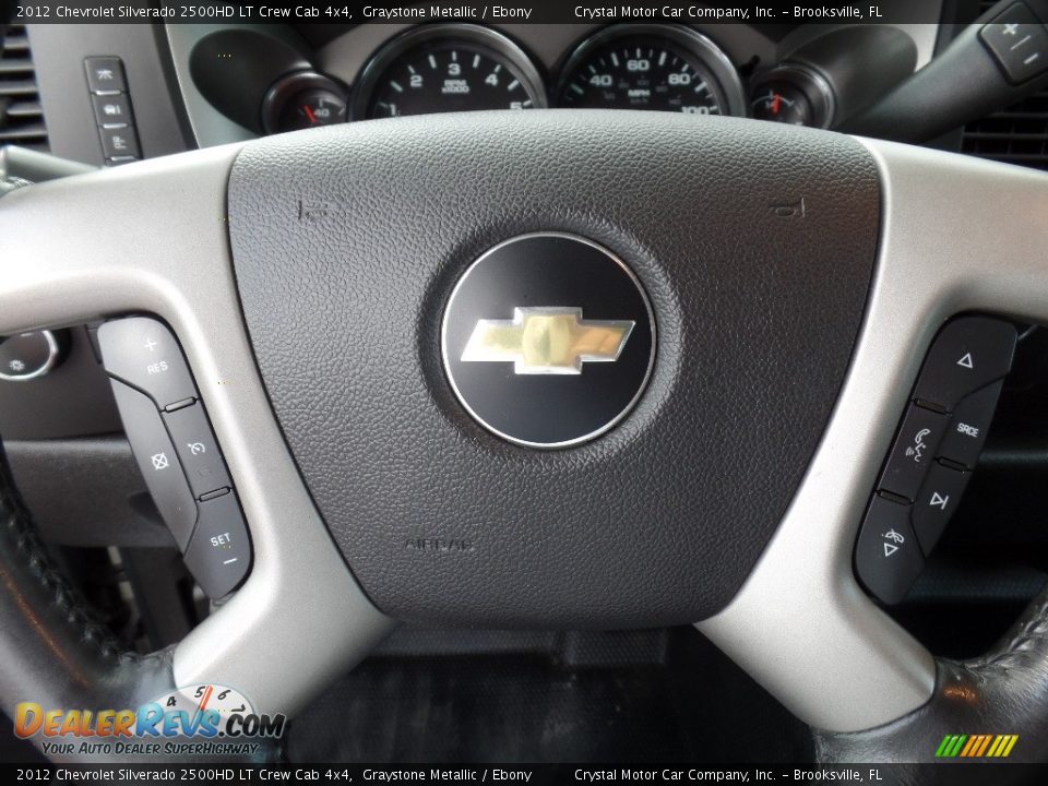 2012 Chevrolet Silverado 2500HD LT Crew Cab 4x4 Graystone Metallic / Ebony Photo #22