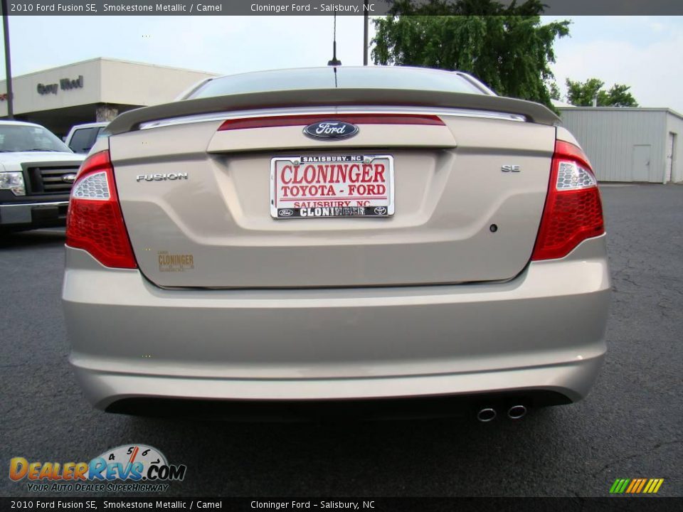 2010 Ford Fusion SE Smokestone Metallic / Camel Photo #4