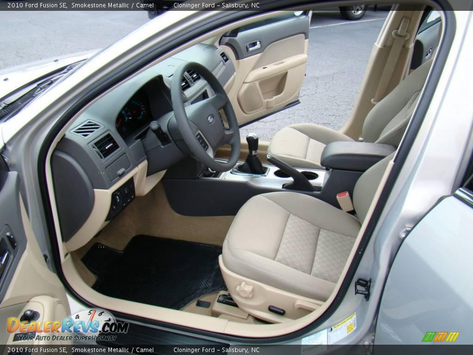 2010 Ford Fusion SE Smokestone Metallic / Camel Photo #8