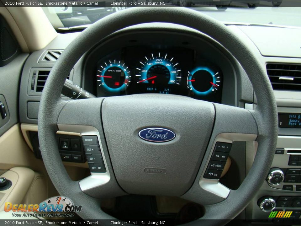 2010 Ford Fusion SE Smokestone Metallic / Camel Photo #20