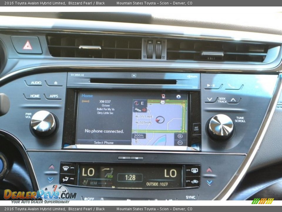 2016 Toyota Avalon Hybrid Limited Blizzard Pearl / Black Photo #6