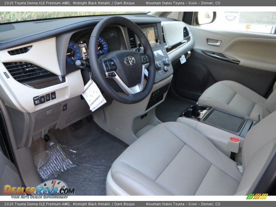 Dark Bisque Interior - 2016 Toyota Sienna XLE Premium AWD Photo #5
