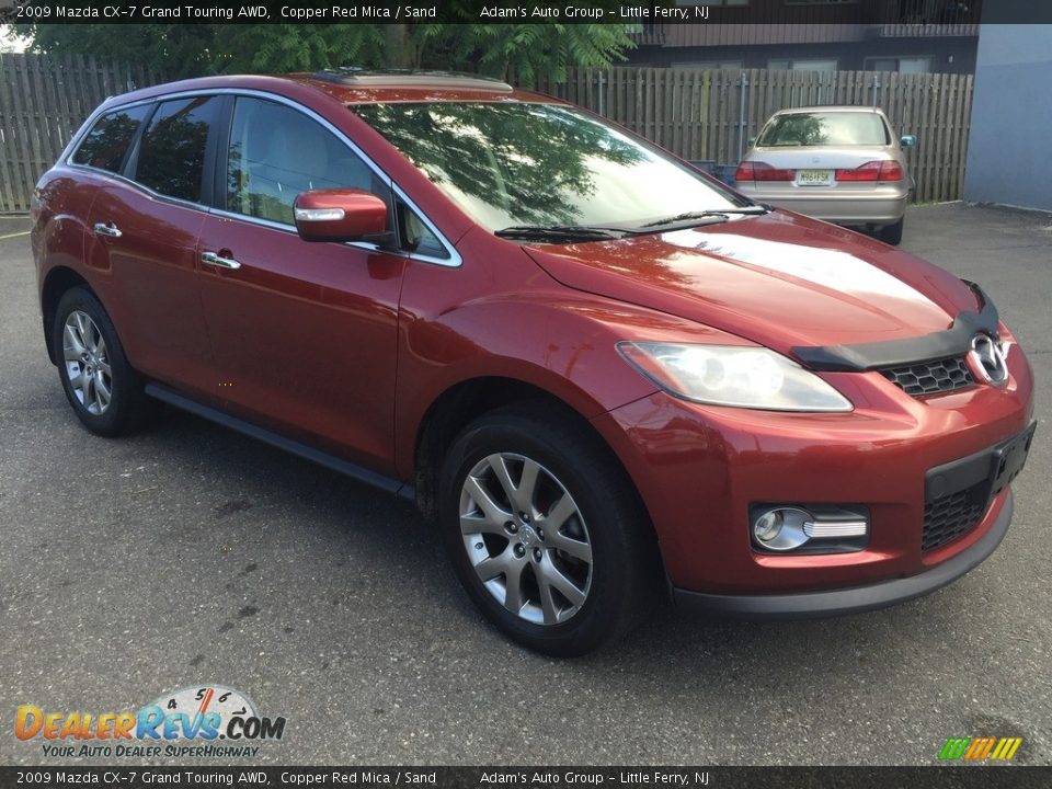 2009 Mazda CX-7 Grand Touring AWD Copper Red Mica / Sand Photo #3