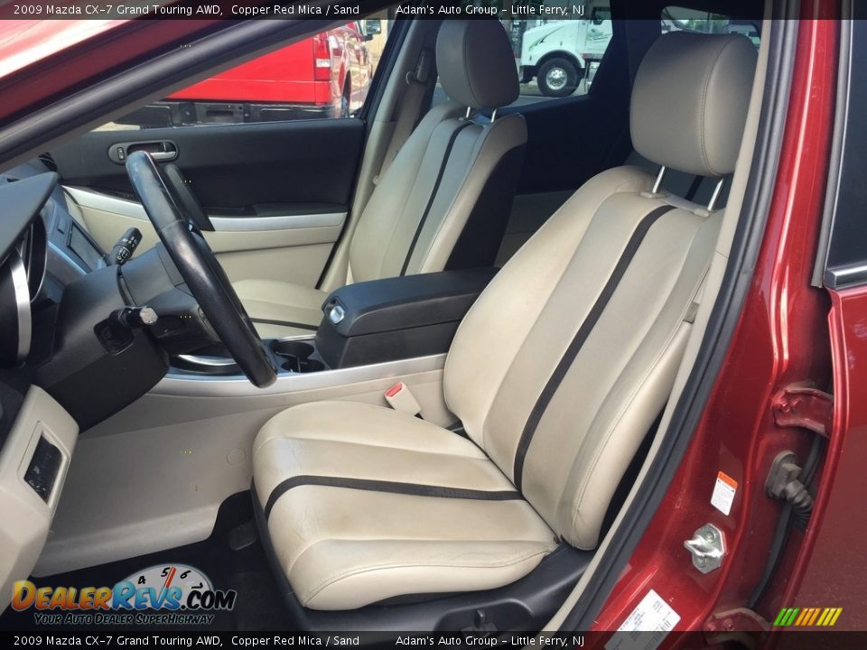 2009 Mazda CX-7 Grand Touring AWD Copper Red Mica / Sand Photo #10