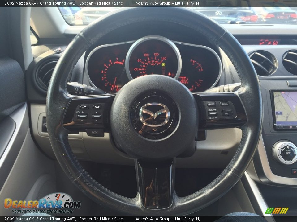 2009 Mazda CX-7 Grand Touring AWD Copper Red Mica / Sand Photo #11