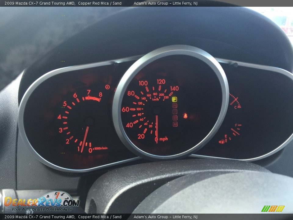2009 Mazda CX-7 Grand Touring AWD Copper Red Mica / Sand Photo #13