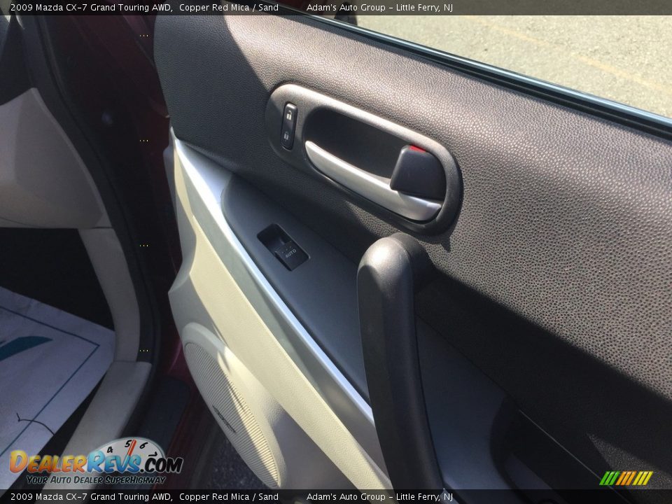 2009 Mazda CX-7 Grand Touring AWD Copper Red Mica / Sand Photo #17