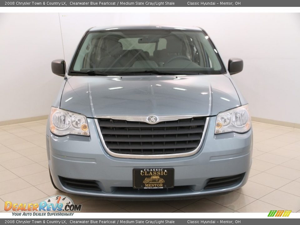 2008 Chrysler Town & Country LX Clearwater Blue Pearlcoat / Medium Slate Gray/Light Shale Photo #2