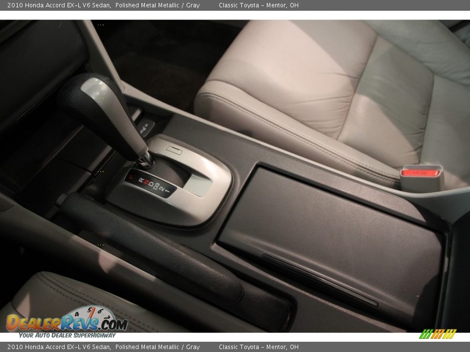 2010 Honda Accord EX-L V6 Sedan Polished Metal Metallic / Gray Photo #9