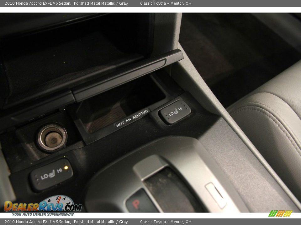 2010 Honda Accord EX-L V6 Sedan Polished Metal Metallic / Gray Photo #11