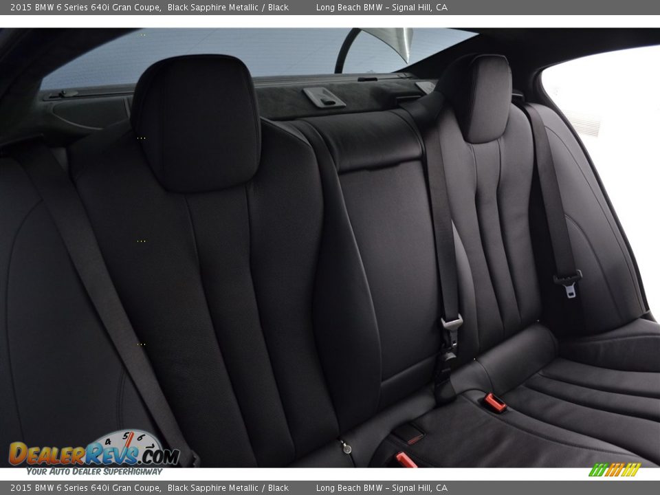 2015 BMW 6 Series 640i Gran Coupe Black Sapphire Metallic / Black Photo #19