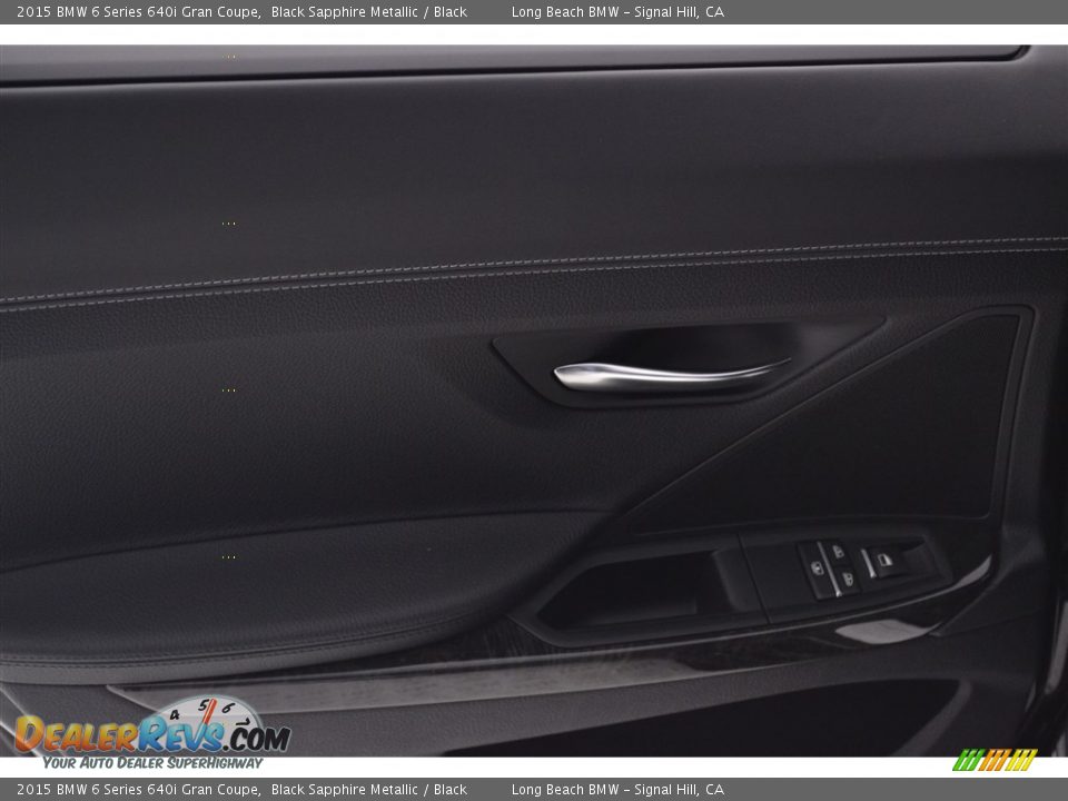 2015 BMW 6 Series 640i Gran Coupe Black Sapphire Metallic / Black Photo #20