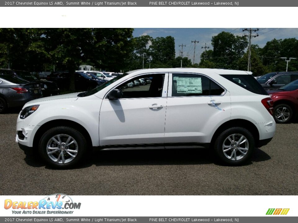 2017 Chevrolet Equinox LS AWD Summit White / Light Titanium/Jet Black Photo #3